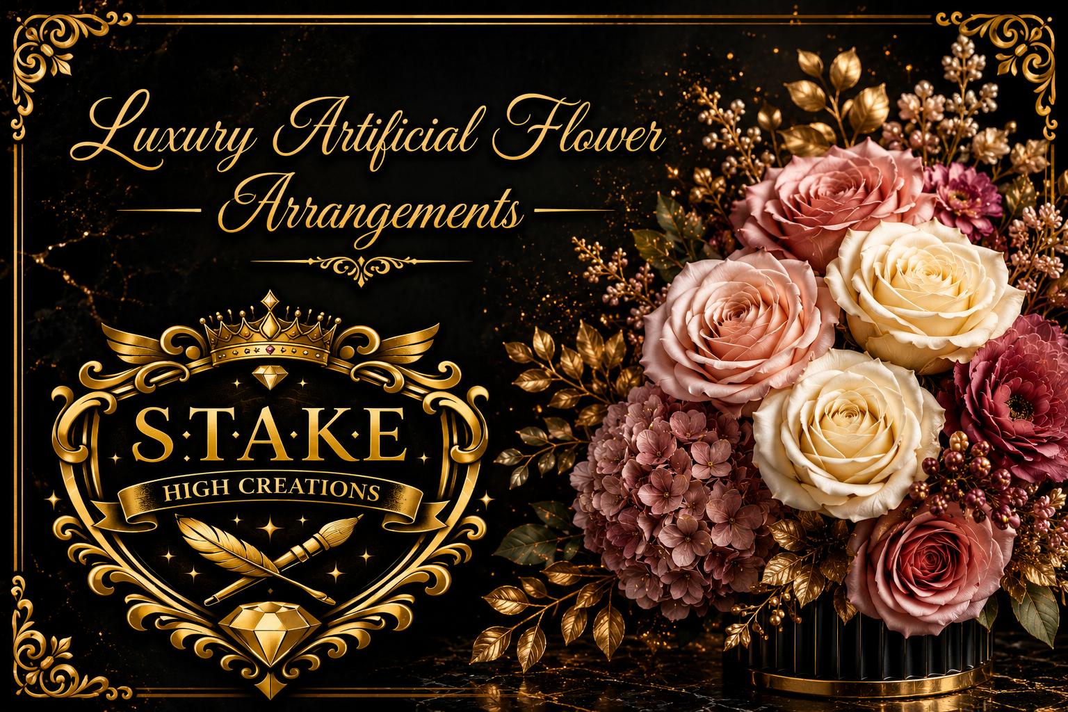 STAKE High Creations — luxury artificial flower arrangements